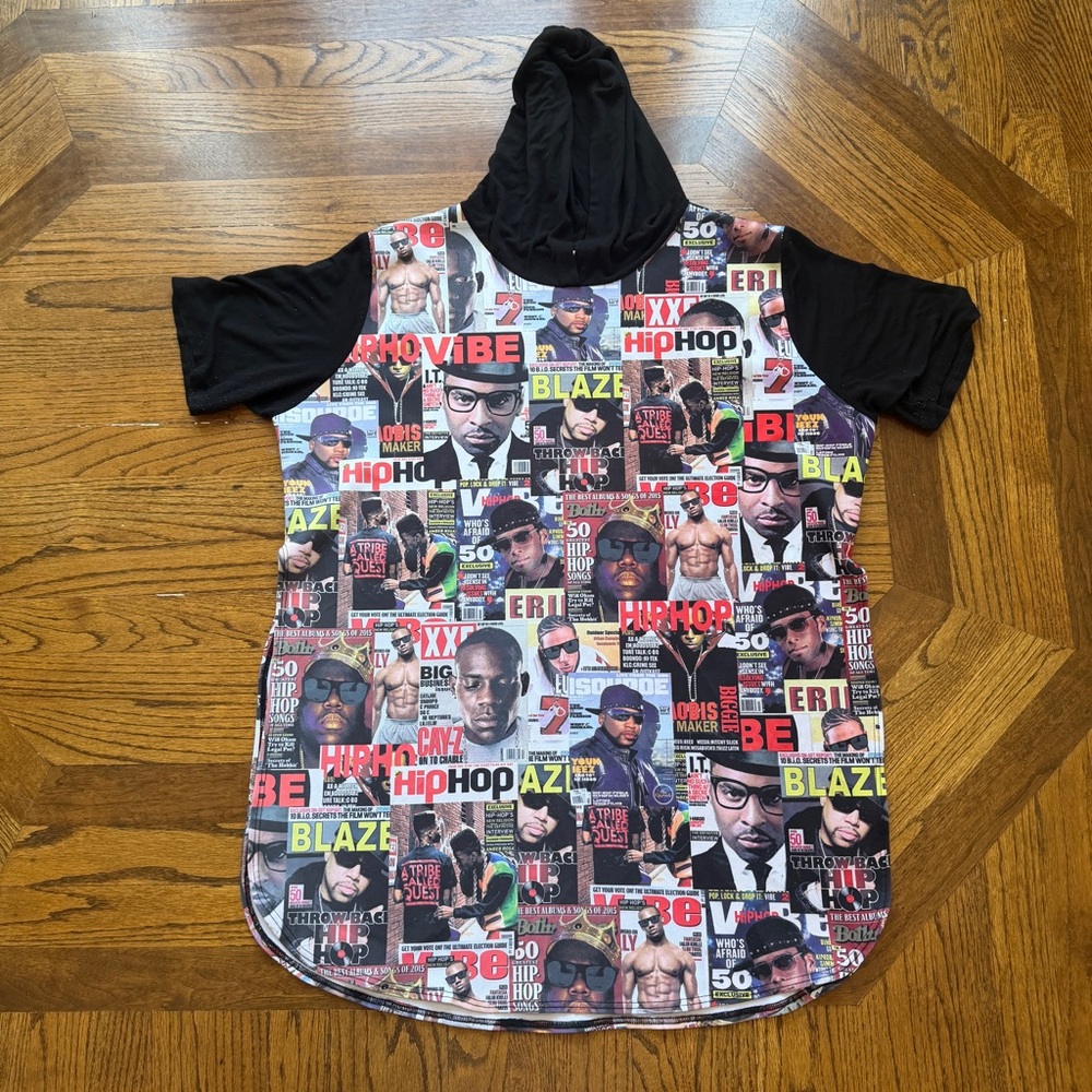 Graphic Hip Hop Hoodie T-Shirt